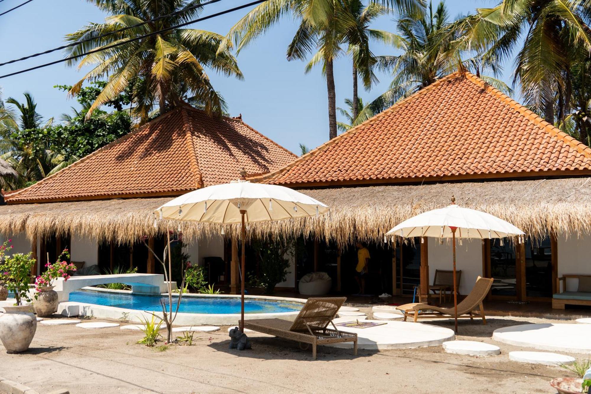 Mandala Beach Healing Rooms Gili Air Exteriör bild