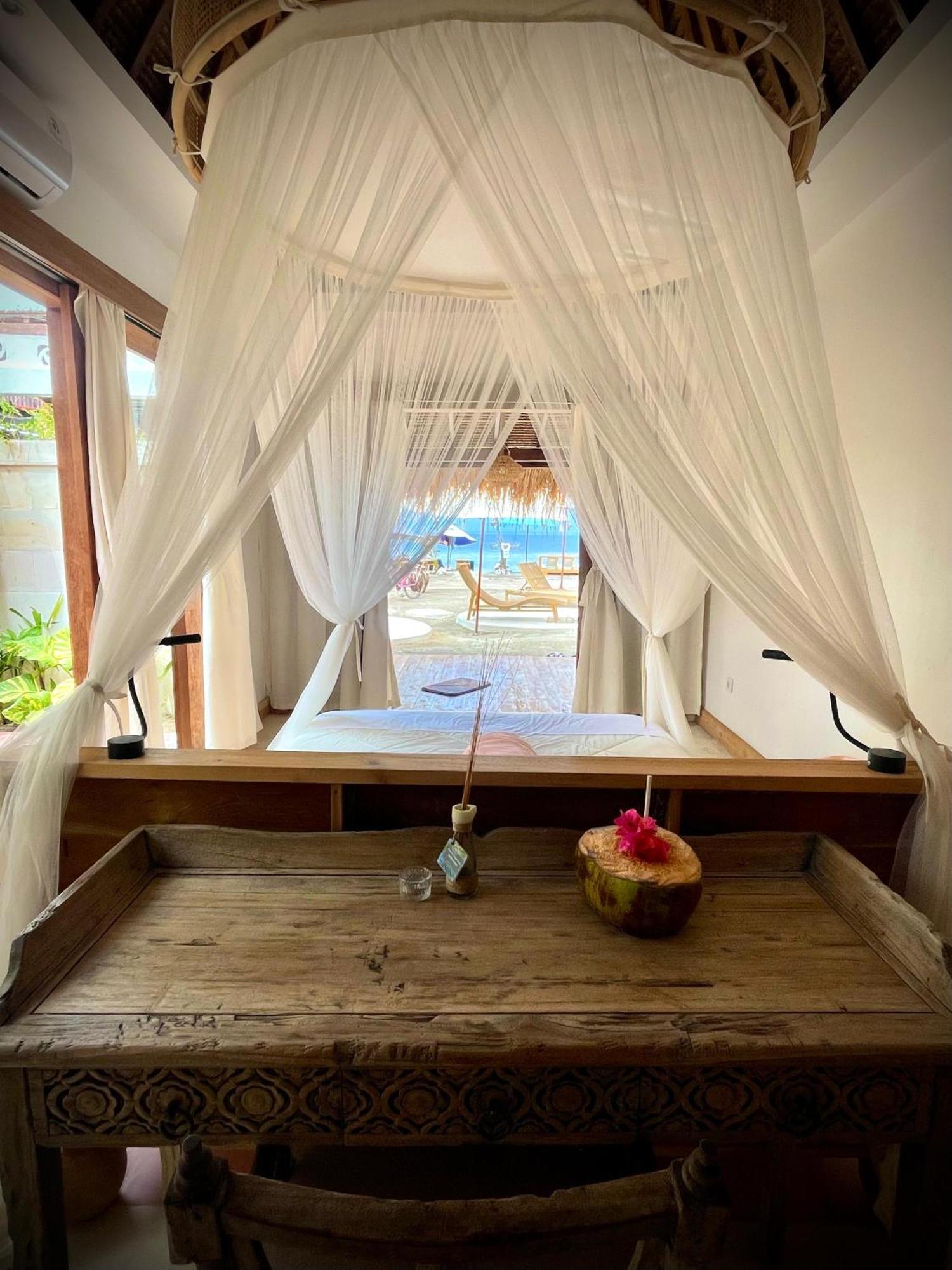 Mandala Beach Healing Rooms Gili Air Exteriör bild